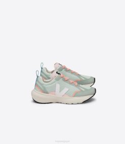 belgique Veja canari lacets élastiques alveomesh matcha blanc 8LHZ390