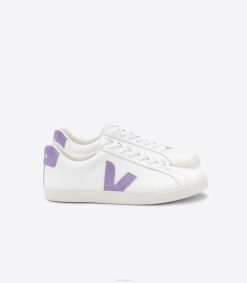 belgique Veja cuir eslar extra blanc lavande 8LHZ242