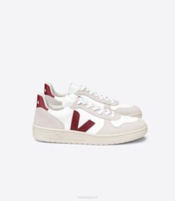 belgique Veja v-10 b-mesh blanc marsala naturel 8LHZ57