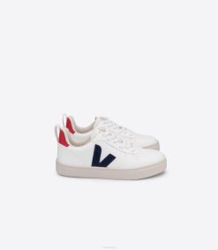 belgique Veja v-10 lacets cwl blanc cobalt pekin 8LHZ365