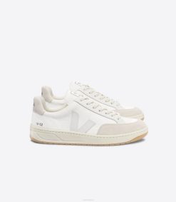 belgique Veja v-12 b-mesh blanc naturel 8LHZ28