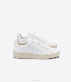 belgique Veja v-12 cuir blanc 8LHZ33