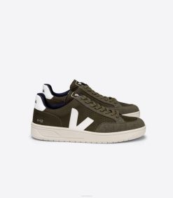 belgique Veja v-12 vegan b-mesh blanc olive 8LHZ30