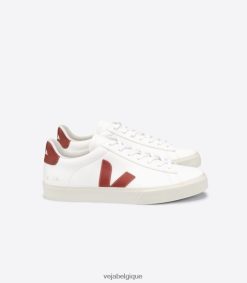 Veja campo cuir sans chrome blanc rouillefemmes 8024LN227