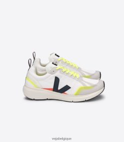 Veja condor 2 alveomesh blanc nautico multicoHommes 8024LN189