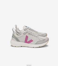 Veja condor 2 alveomesh gris clair ultravioletfemmes 8024LN273