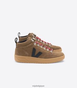 Veja daim roraima marron noir semelle naturelleHommes 8024LN119