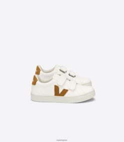 Veja esplar cuir sans chrome chameau blancenfants 8024LN328