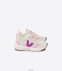 Veja lacets élastiques canari alveomesh lotus naturelenfants 8024LN379
