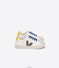 Veja lacets esplar cuir sans chrome blanc moonrock tonicenfants 8024LN331
