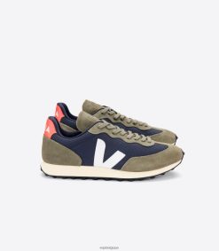 Veja rio branco alveomesh nautico blanc orange fluoHommes 8024LN99