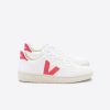Veja v-10 cwl blanc rose fluofemmes 8024LN299