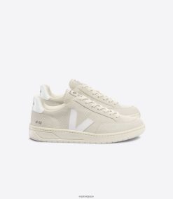 Veja v-12 alveomesh blanc naturelHommes 8024LN35