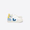 Veja v-12 cuir sans chrome blanc multicoenfants 8024LN309