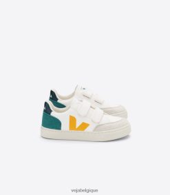 Veja v-12 cuir sans chrome multico bretagneenfants 8024LN308