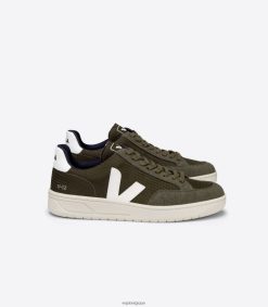 Veja v-12 vegan b-mesh blanc oliveHommes 8024LN30